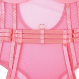 High Stretch Mesh Tight Fitting See-Through Sexy Lingerie
