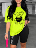 Printed Women's Fashion Two-Piece Pants Set