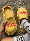 Spring And Summer Women's Shoes Sandals And Slippers Couple Eva Waterproof Women Slippers