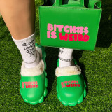 Spring And Summer Women's Shoes Sandals And Slippers Couple Eva Waterproof Women Slippers