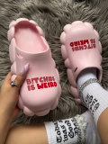 Spring And Summer Women's Shoes Sandals And Slippers Couple Eva Waterproof Women Slippers