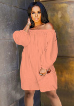 Summer Ladies Off Shoulder Fashion Loose Solid Color Jumpsuit Summer Ladies Off Shoulder Fashion Loose Solid Color Jumpsuit