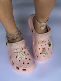Cactus accessories high-heeled hole shoes women's summer slope heel thick bottom hole shoes women's shoes