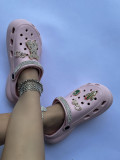 Cactus accessories high-heeled hole shoes women's summer slope heel thick bottom hole shoes women's shoes