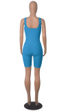 Women's Cotton Ribbed Rompers Summer