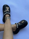 Cactus accessories high-heeled hole shoes women's summer slope heel thick bottom hole shoes women's shoes