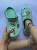 Cactus accessories high-heeled hole shoes women's summer slope heel thick bottom hole shoes women's shoes