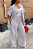 Women's Casual Loose Cardigan Women's Two-Piece Set
