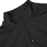 Casual Long Sleeve Top & Stylish Butt Lift Shorts Casual Set