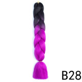 Women African Wig Gradient Jumbo Braid Hair