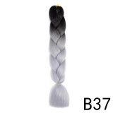 Women African Wig Gradient Jumbo Braid Hair