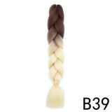 Women African Wig Gradient Jumbo Braid Hair
