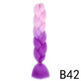 Women African Wig Gradient Jumbo Braid Hair