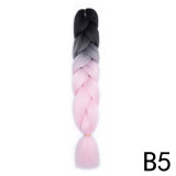Women African Wig Gradient Jumbo Braid Hair