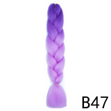 Women African Wig Gradient Jumbo Braid Hair
