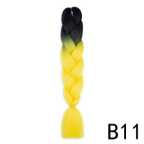 Women African Wig Gradient Jumbo Braid Hair