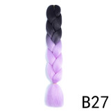 Women African Wig Gradient Jumbo Braid Hair