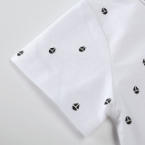 Children's Suits Summer Short-Sleeved Romper Shorts Baby Boys Two Piece Set