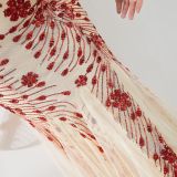 Elegant Long Sequins Plus Size Beauty Formal Party Evening Dress