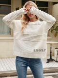 Autumn And Winter Pullover Sweater Ribbed Women's Knitting Shirt Fashion Sweater