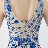 Elegant Long Sequins Plus Size Beauty Formal Party Evening Dress