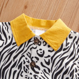 Children's Suit Summer White Short-Sleeved Shirt Shorts Clothes Girls Set Children's Clothes Two Piece Set