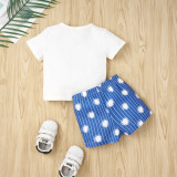 Summer Baby Suits Baby Short-Sleeved Clothes Newborn Suits Baby Clothes Infant Two Piece Set