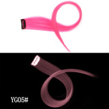 Multi-Color Wig One-Piece Luminous Clip Hair Multi-Color Seamless Hair Extensions Ear Dyeing Luminous One-Piece Clip Hair