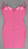 Women's party cross-border houseofc bandage dress