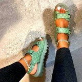 Platform Sandals Women Summer Time Casual Velcro Sandals
