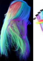Multi-Color Wig One-Piece Luminous Clip Hair Multi-Color Seamless Hair Extensions Ear Dyeing Luminous One-Piece Clip Hair Multi-Color Wig One-Piece Luminous Clip Hair Multi-Color Seamless Hair Extensions Ear Dyeing Luminous One-Piece Clip Hair