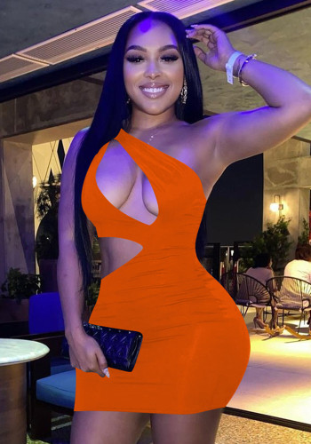 Women sexy Cut Out Sleeveless dress