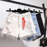 Women's Denim Shorts Loose Wide Leg Shorts Slim Fit Girls Shorts