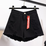 Women's Denim Shorts Loose Wide Leg Shorts Slim Fit Girls Shorts