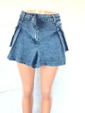 Sexy Fit Denim Mini Club Skirt