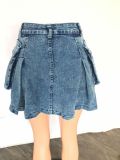 Sexy Fit Denim Mini Club Skirt