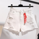 Women's Denim Shorts Loose Wide Leg Shorts Slim Fit Girls Shorts