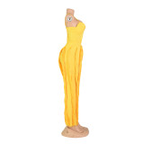 Women's clothing set tassels two-piece pants set