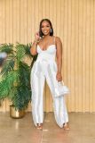 Women's clothing set tassels two-piece pants set