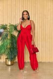 Women's clothing set tassels two-piece pants set