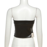 Summer Women Patchwork Contrast Casual Top