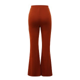 Casual Pants Spring and Autumn Chic Career Slim Pants Versatile Fashion Wide Leg Pants