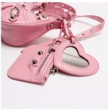 Underarm Bag Rivet Tassel Three-in-one Pleated Bag Shoulder Messenger Bag