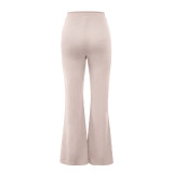 Casual Pants Spring and Autumn Chic Career Slim Pants Versatile Fashion Wide Leg Pants