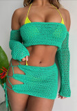 Women's Sexy Lace-Up Bodycon Set