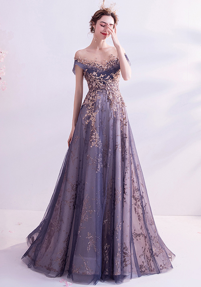 Formal Party dress women's annual meeting birthday catwalk performance chorus evening dress(Processing time need 3-6 days)