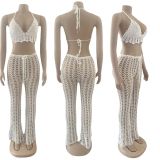 Women Cutout See-Through Two-Piece Set