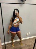 Women Tank Top and Shorts Sweater Two Piece