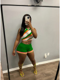 Women Tank Top and Shorts Sweater Two Piece