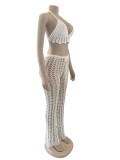 Women Cutout See-Through Two-Piece Set
